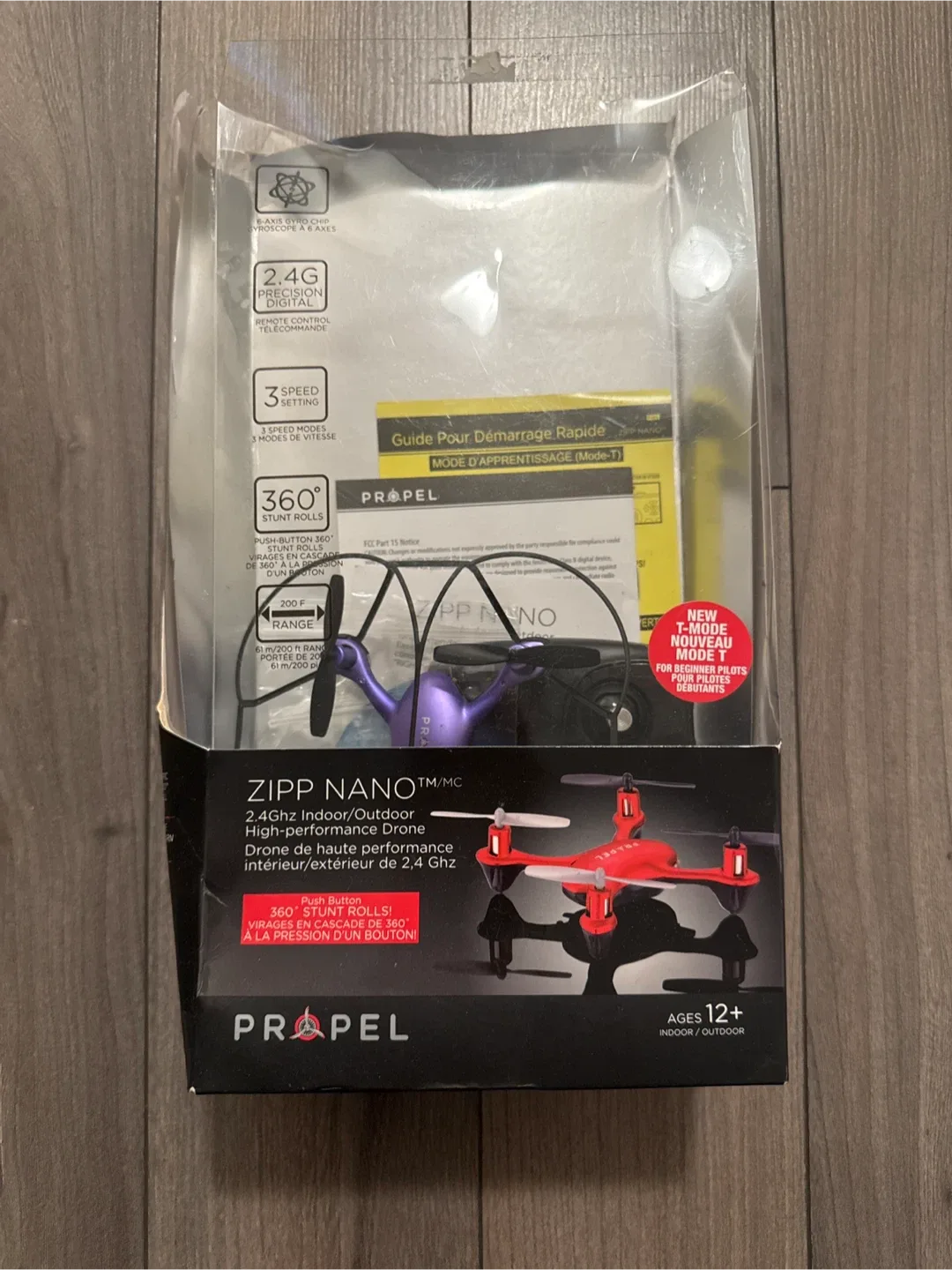 New Propel Zipp Nano 2.4GHz Indoor/Outdoor Drone image indicator(2)