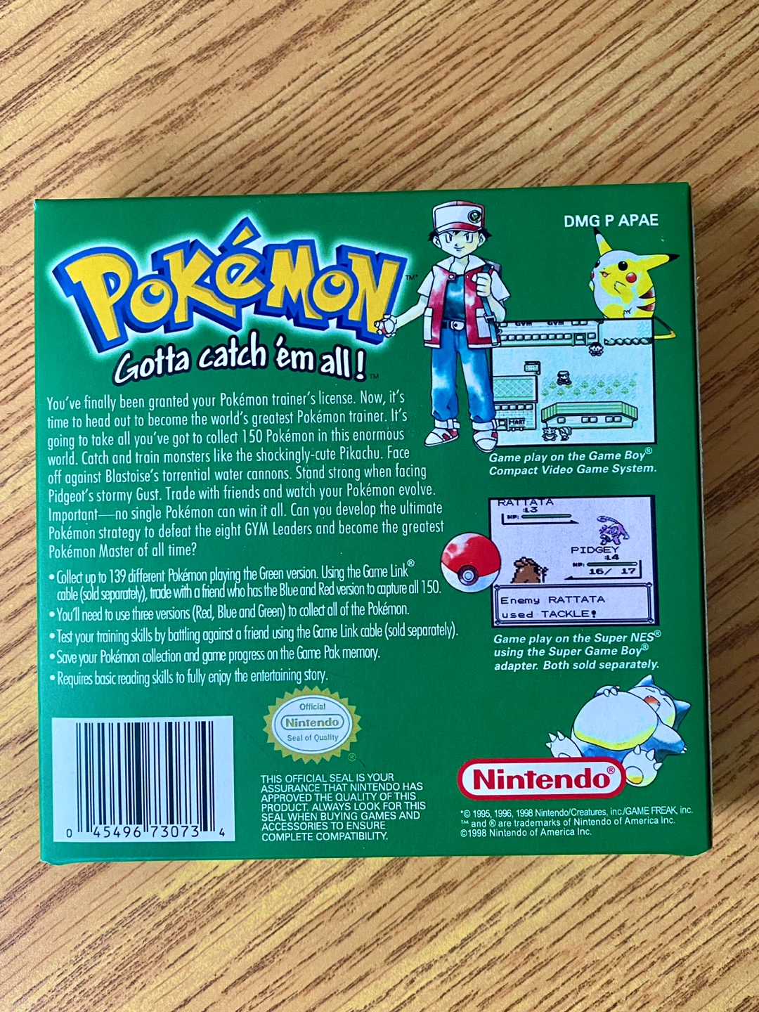 Pokemon Green [English Translated] *RARE* - photo 2