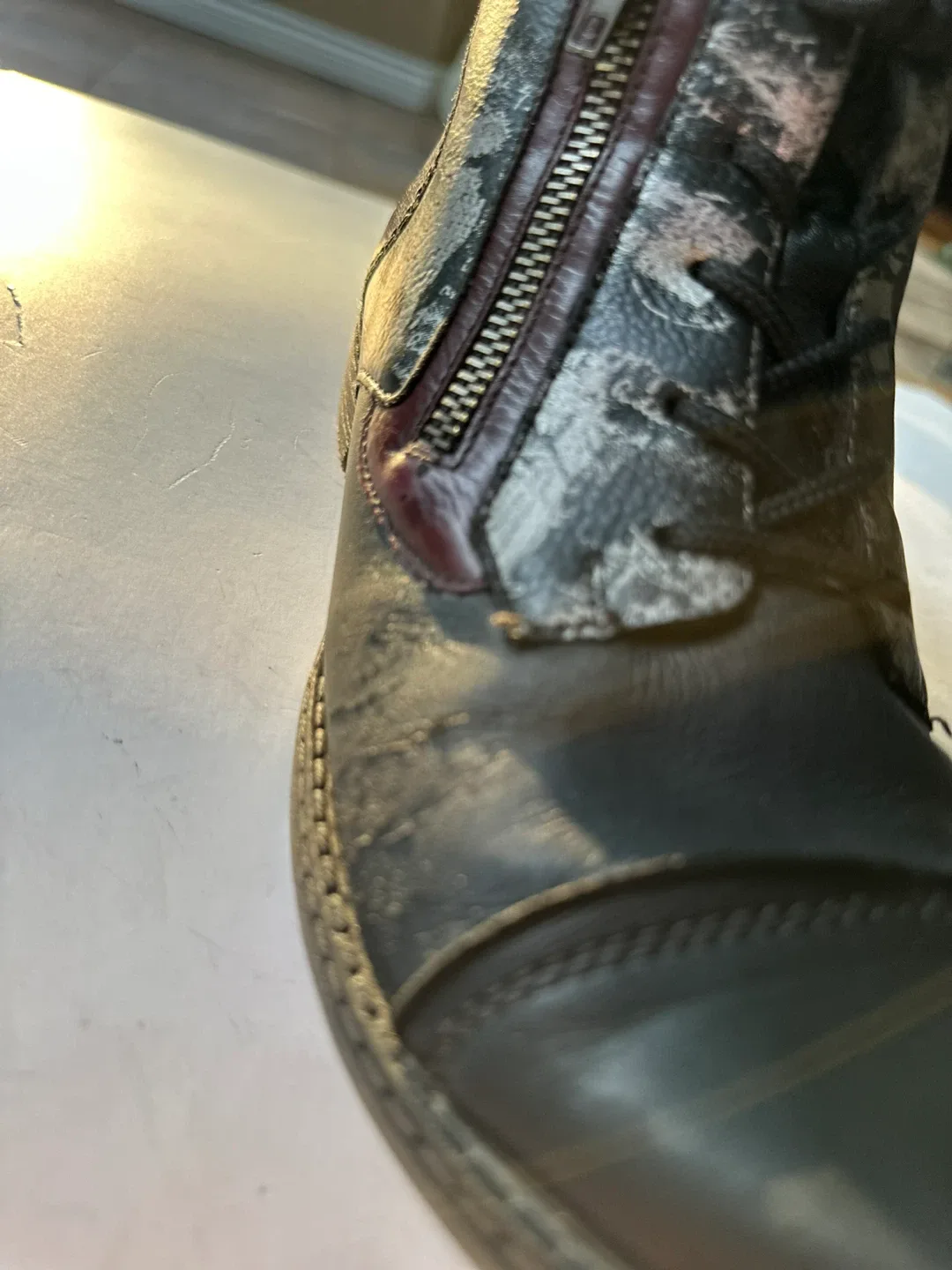 REMONTE  Leather Ankle Boots Size EUR 38/ US 8-8.5 image indicator(5)