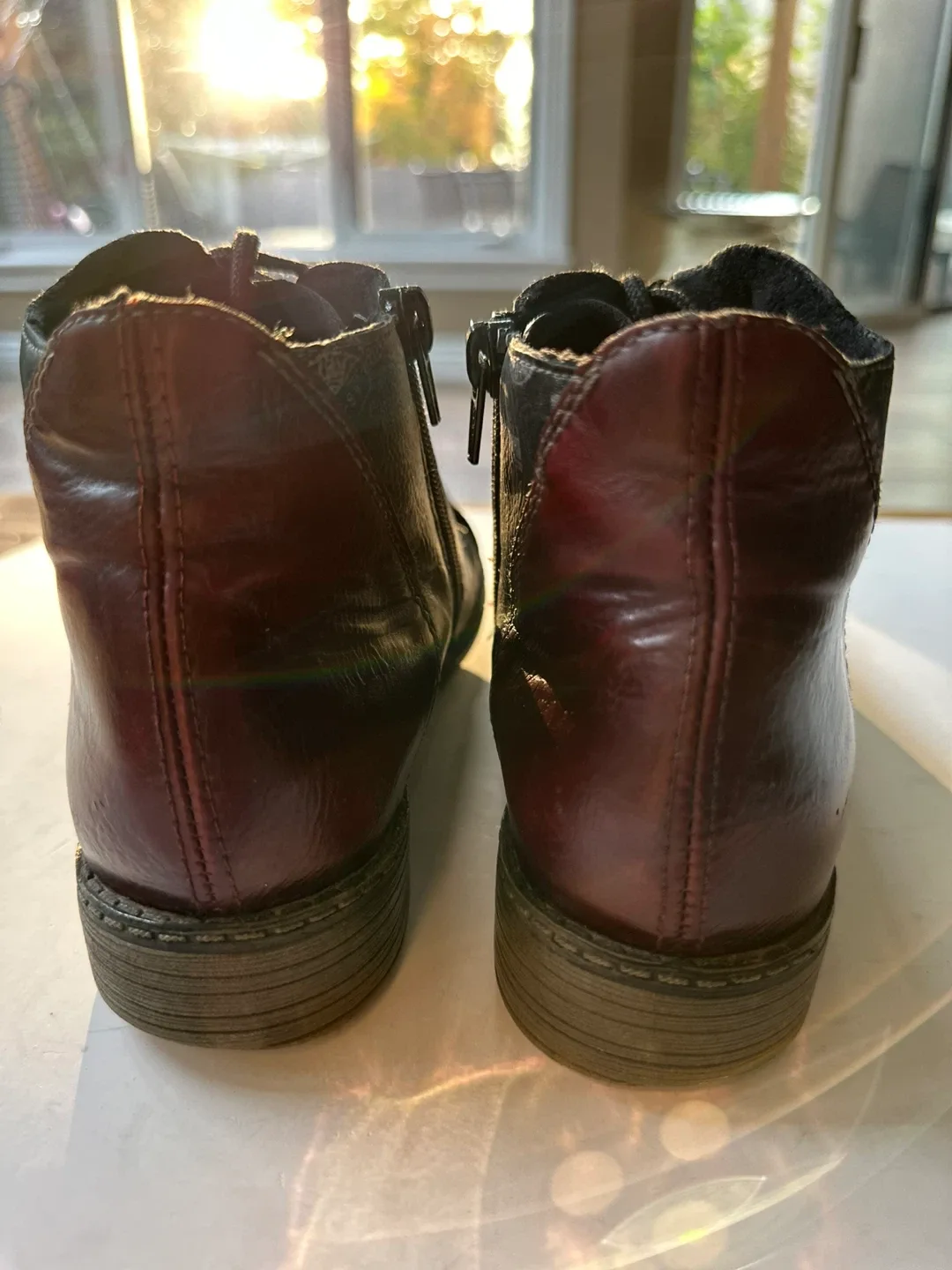 REMONTE  Leather Ankle Boots Size EUR 38/ US 8-8.5 image indicator(4)