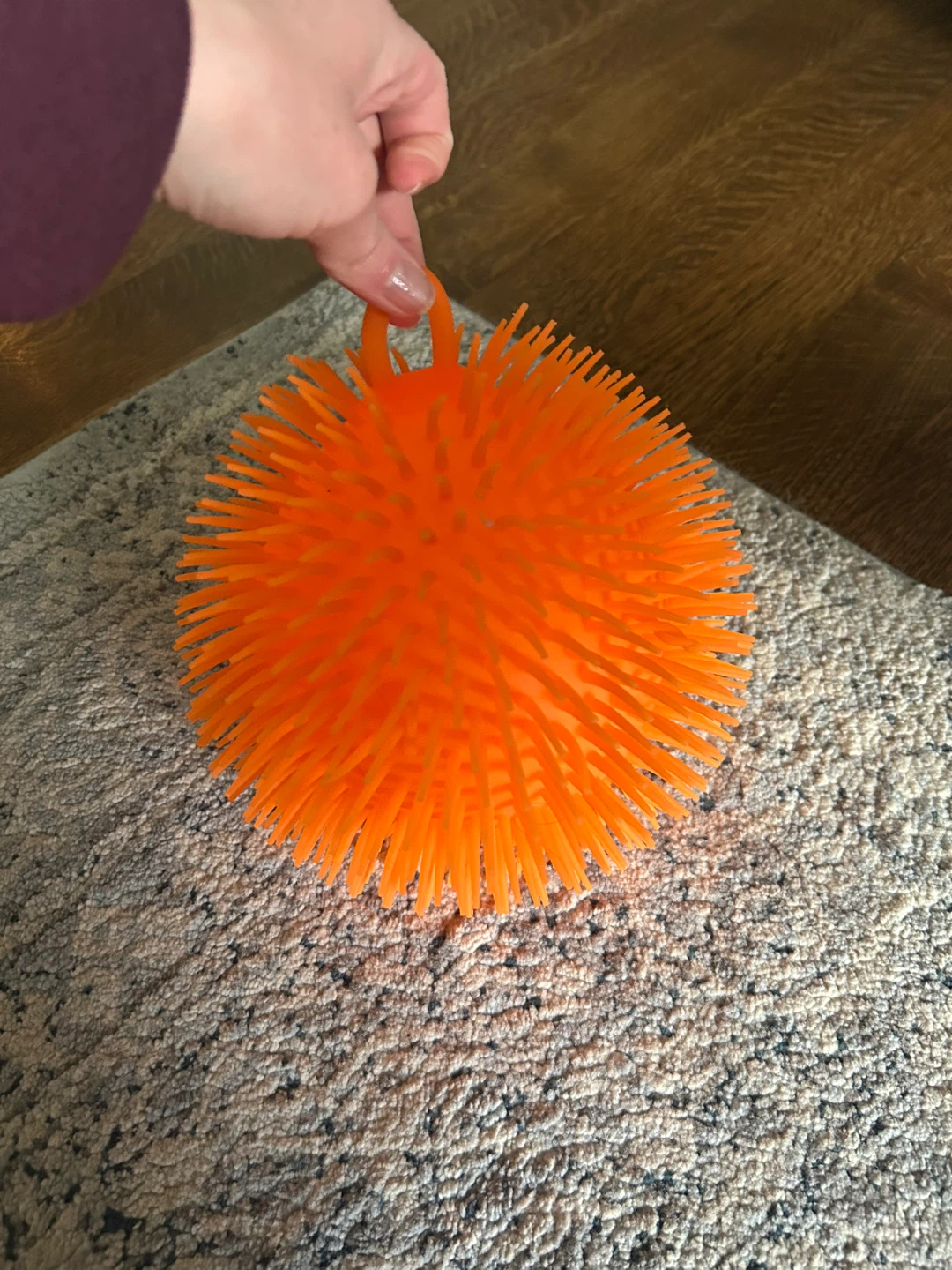 Orange Spiky Halloween Ball toy🥕 - photo 2