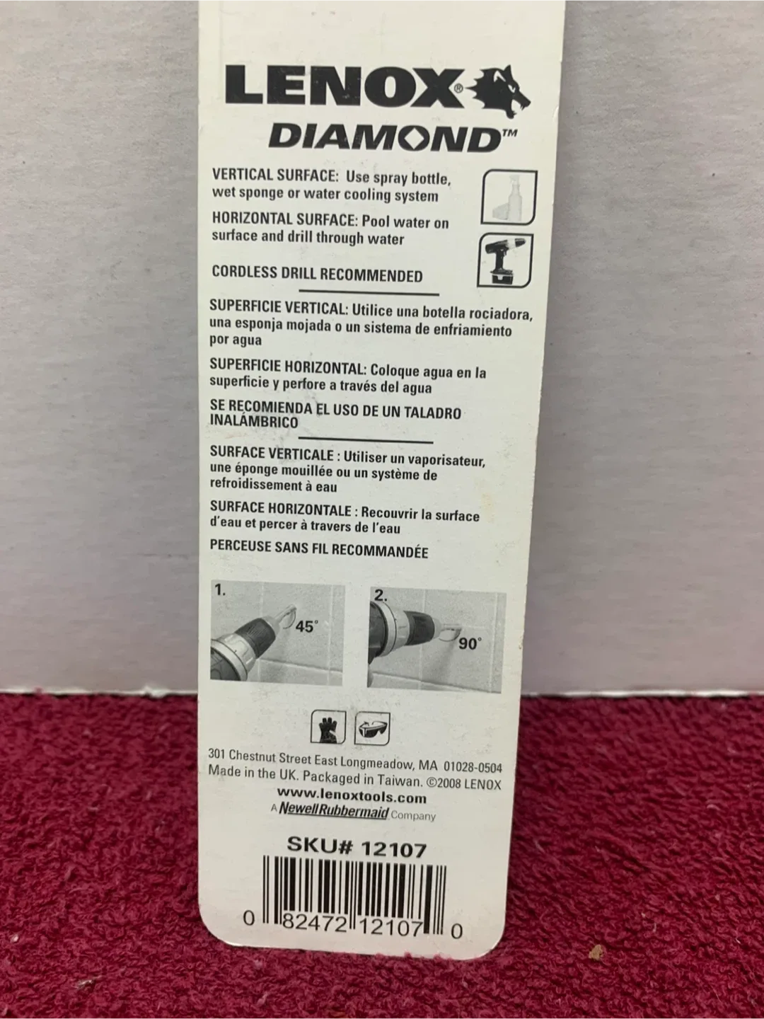 LENOX DIAMOND HOLE SAWS image indicator(6)