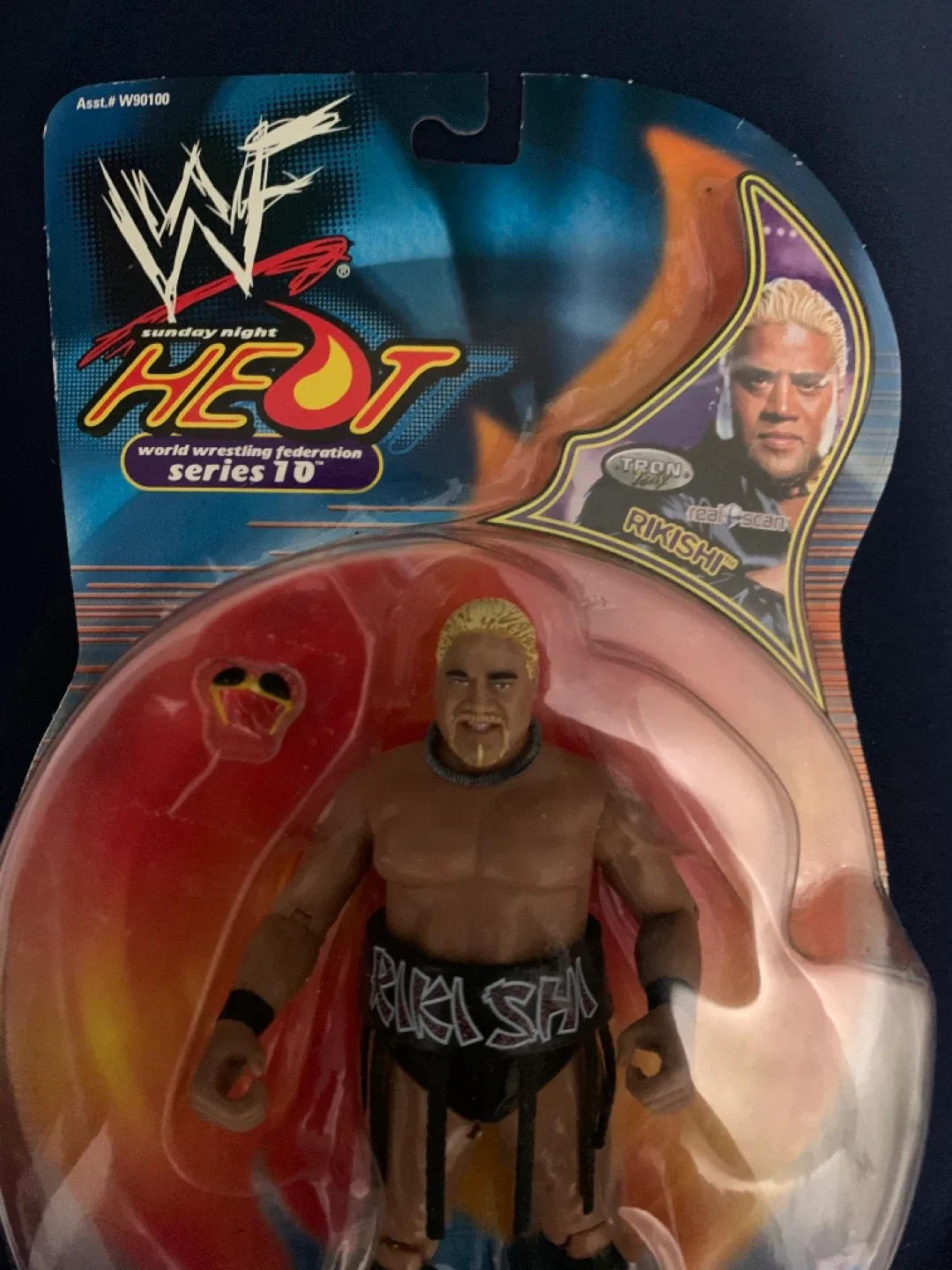 WWF Sunday Night Heat Series 10 Rikishi 6.5" Jakks Pacific 2001 image indicator(2)