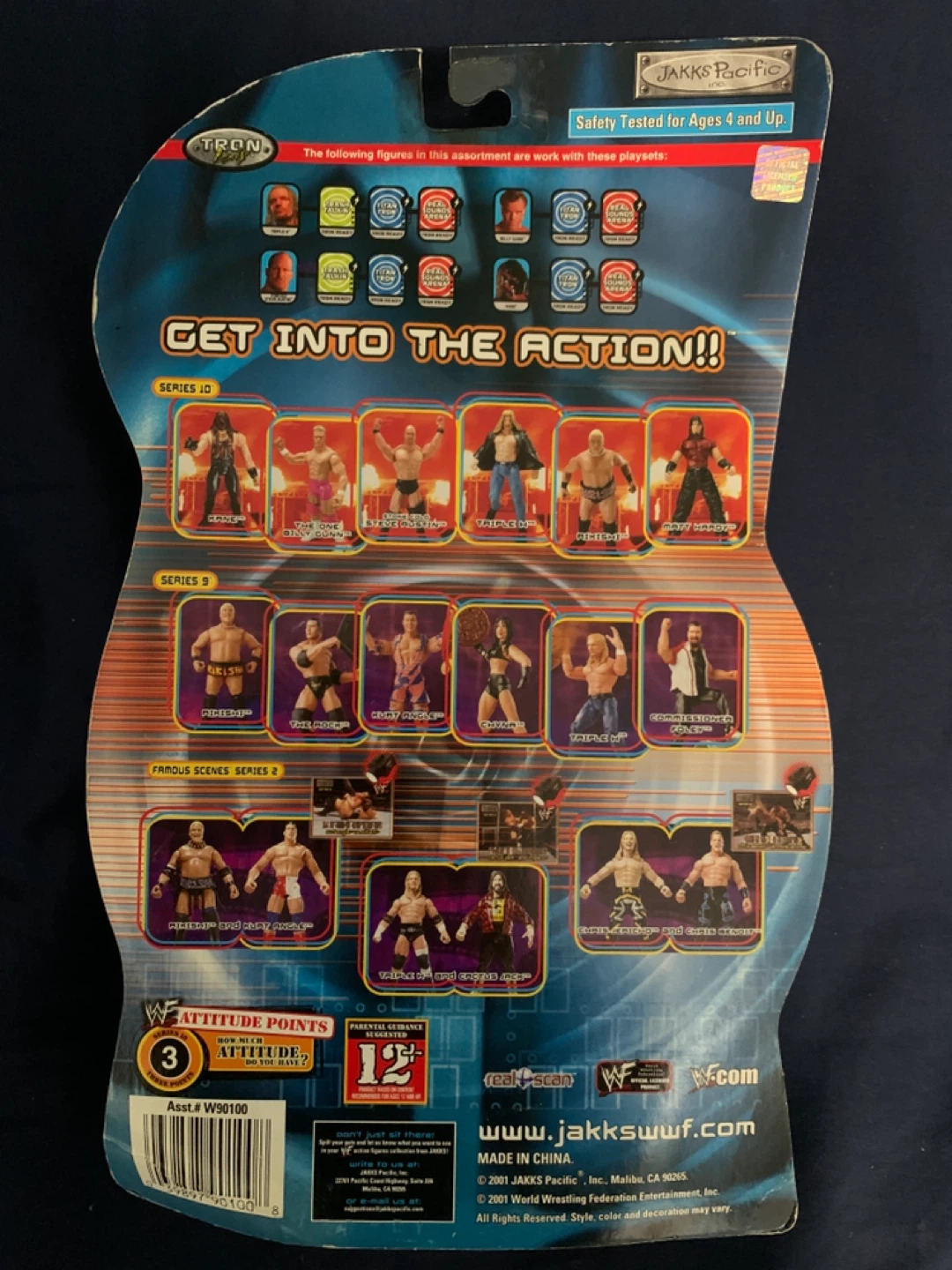 WWF Sunday Night Heat Series 10 Rikishi 6.5" Jakks Pacific 2001 - photo 4