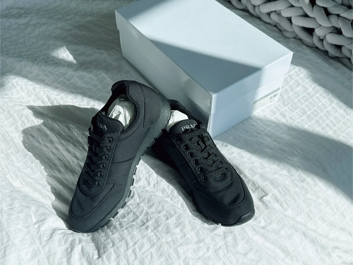 Prada Black Sneakers