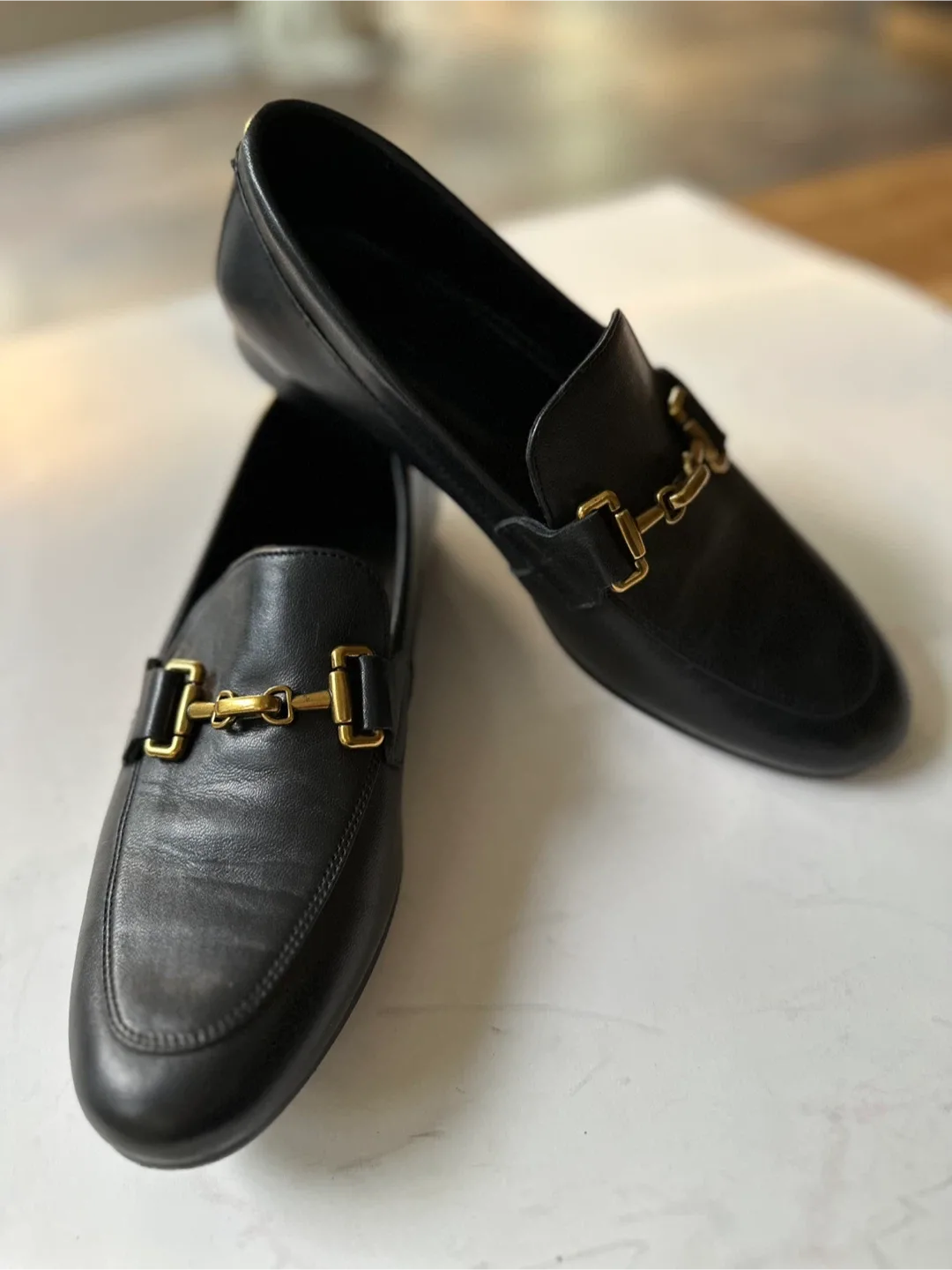 MASSIMO DUTTI women’s Leather Loafers Size EUR 38 / US 7-7.5 image indicator(2)