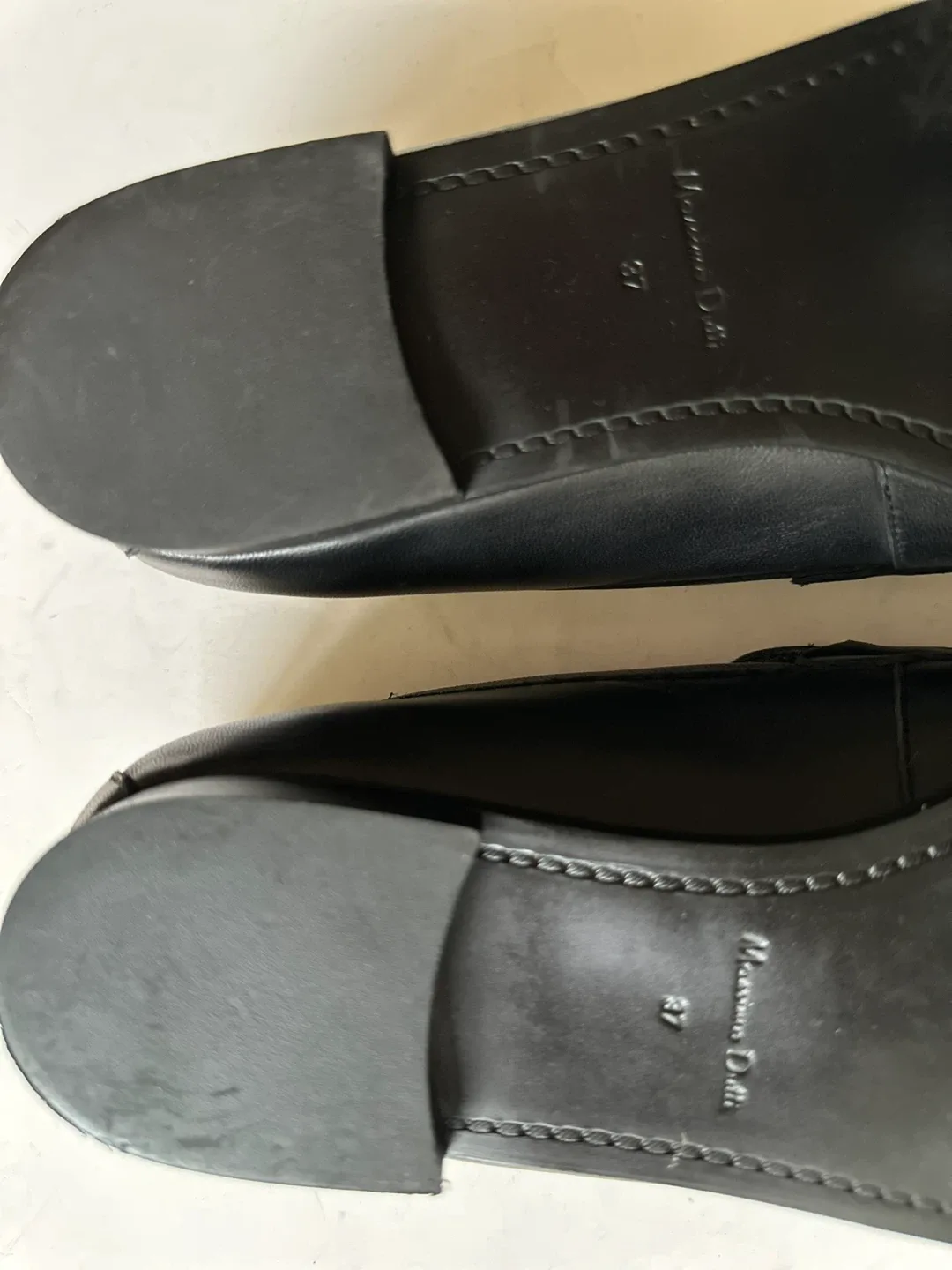 MASSIMO DUTTI women’s Leather Loafers Size EUR 38 / US 7-7.5 image indicator(9)