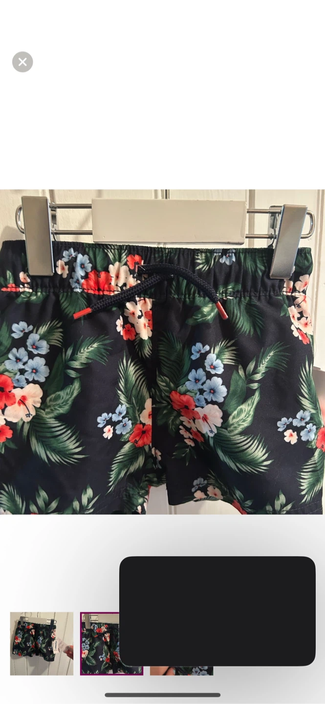 Old Navy Baby Floral Swim Trunks (12-18M) - photo 2