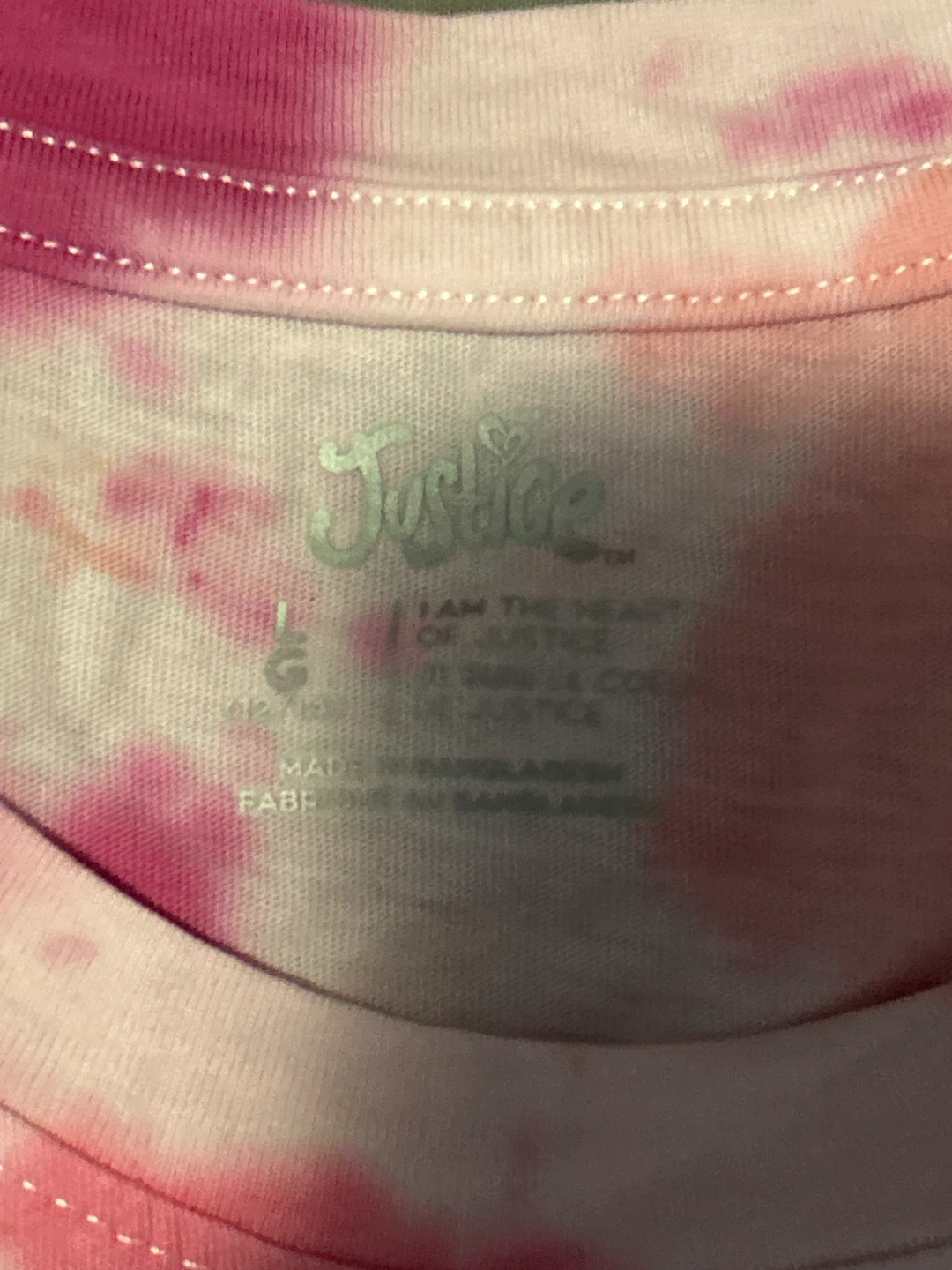 Justice Tie-Dye T-Shirt Dress - Size L - photo 2