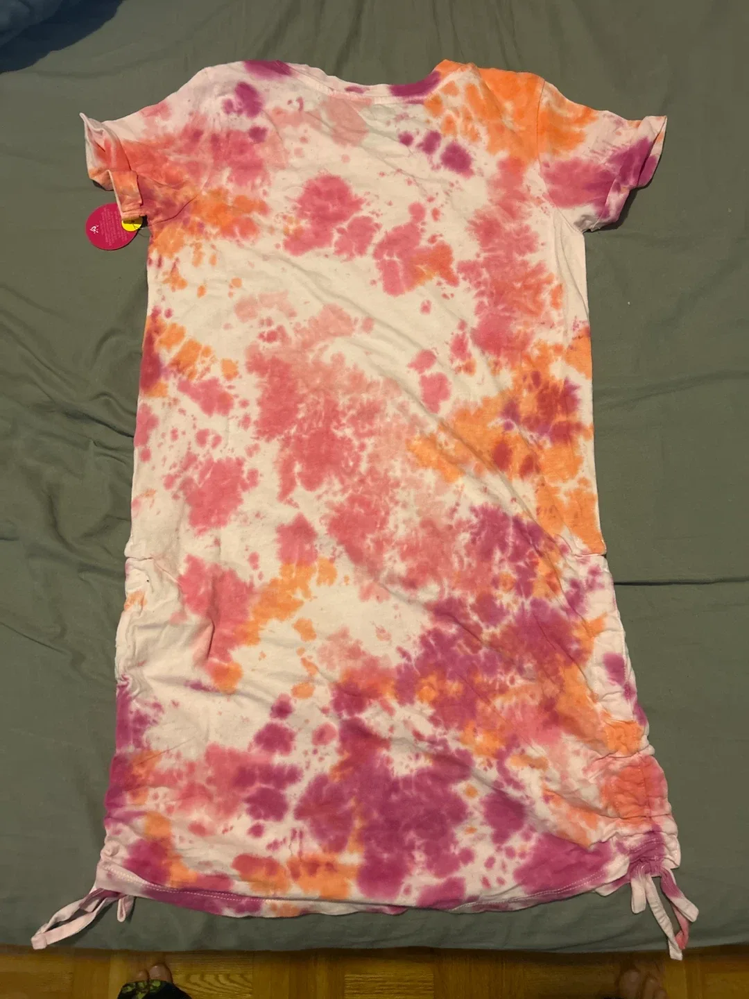 Justice Tie-Dye T-Shirt Dress - Size L image indicator(3)