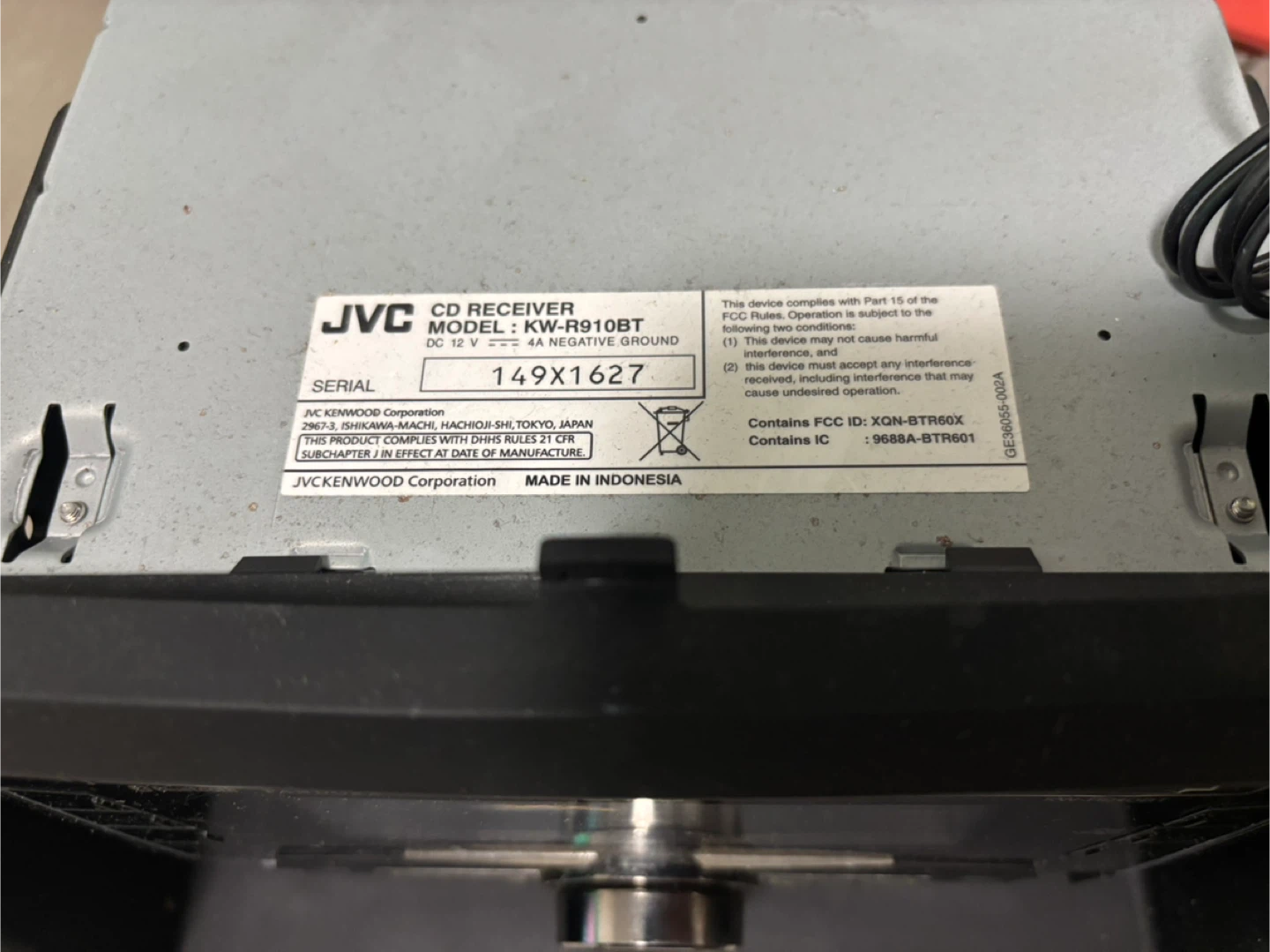 JVC KW-R910BT CD Receiver - photo 4
