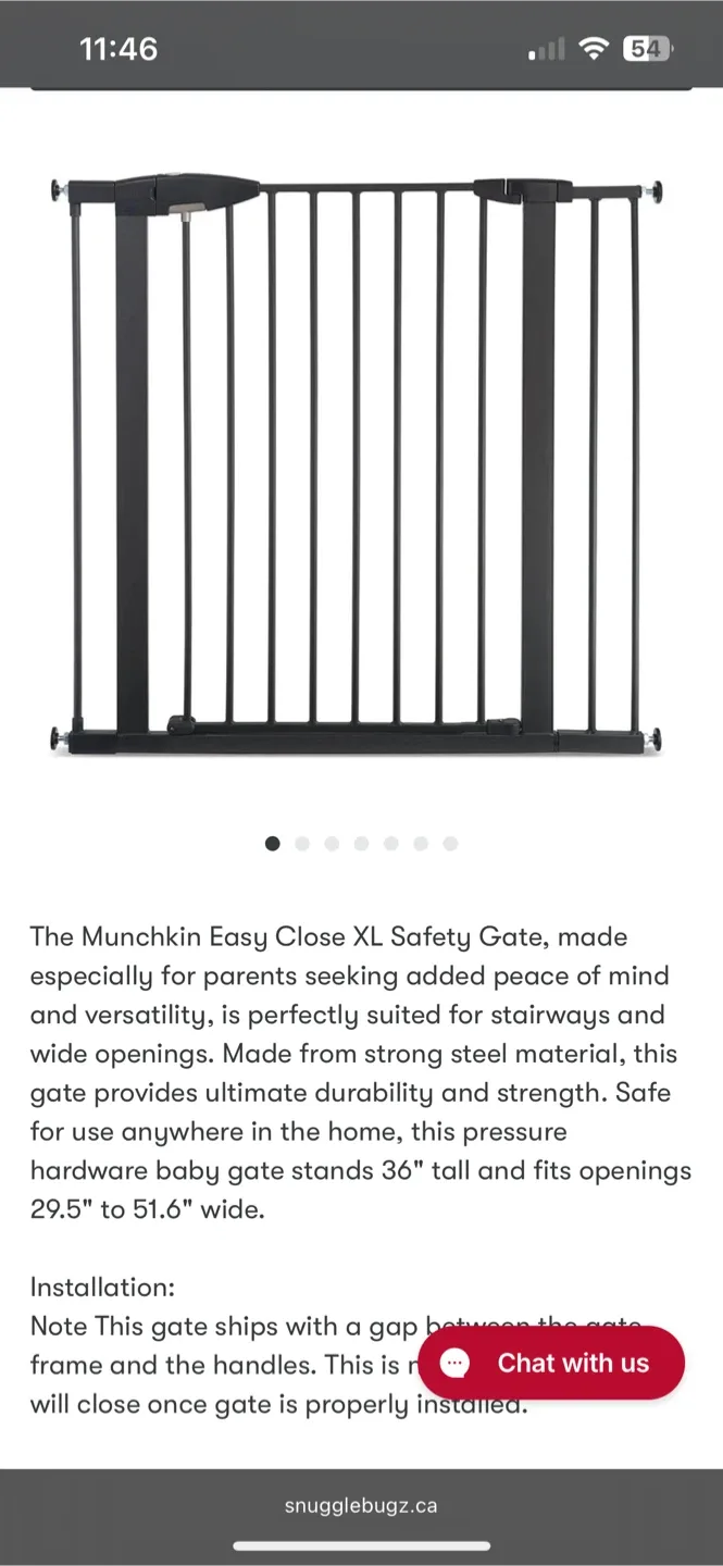 Baby Gates- extra wide & fully adjustable- 1 available image indicator(2)