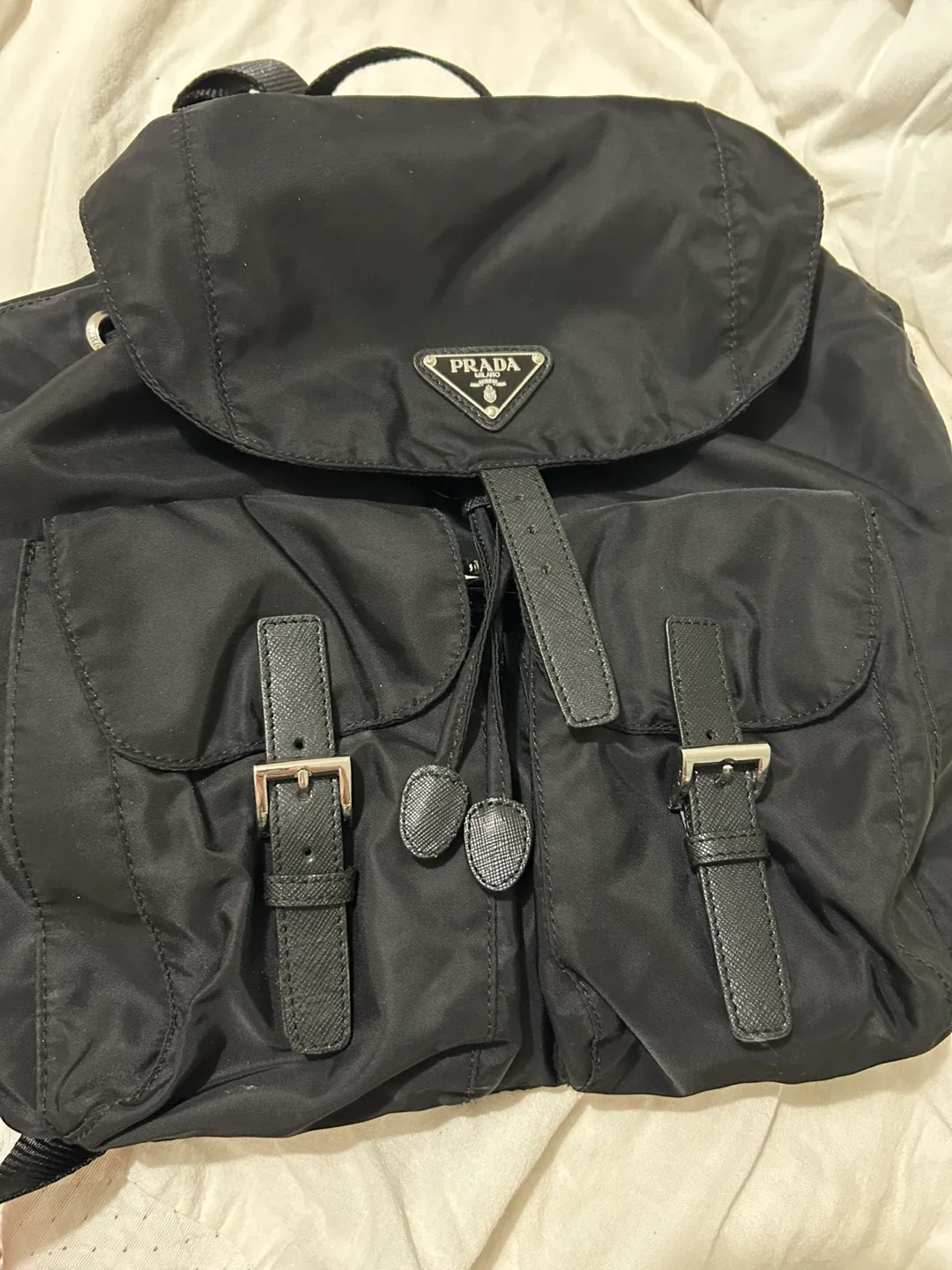 Black Nylon Backpack thumbnail