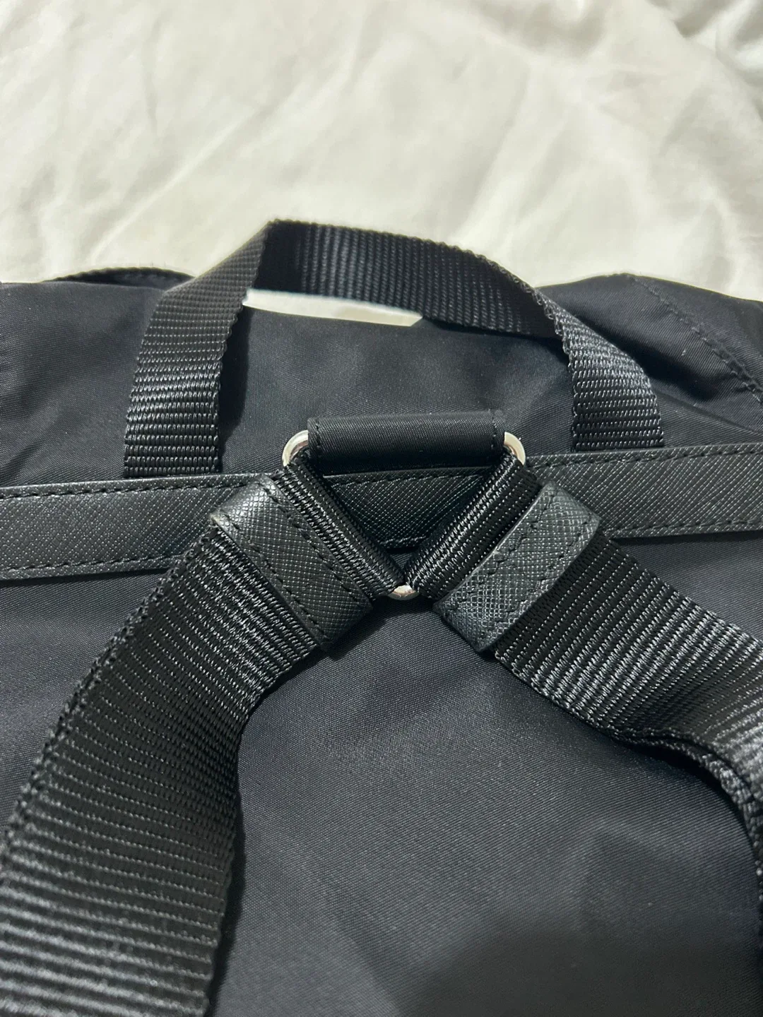 Black Nylon Backpack image indicator(7)