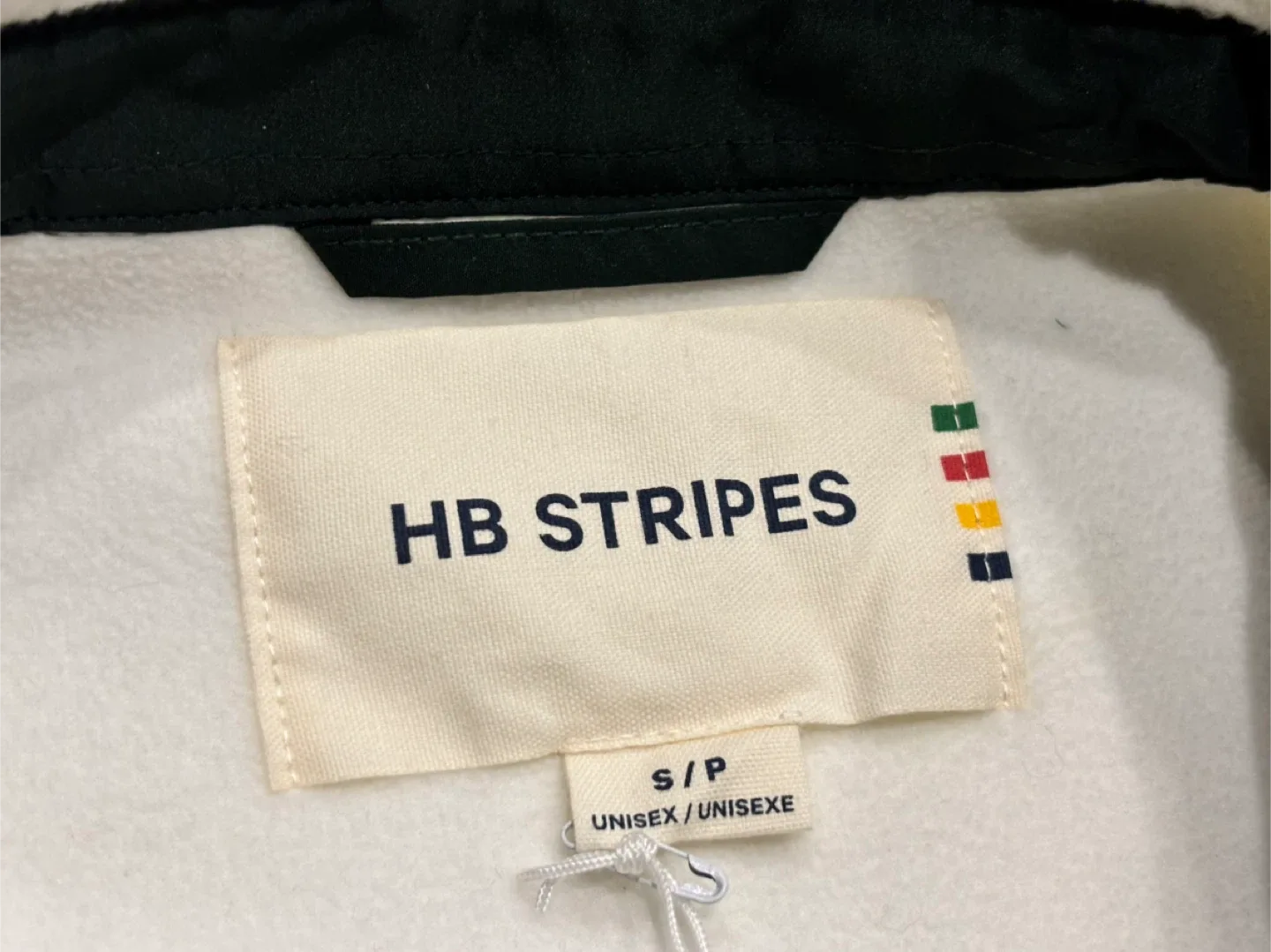 NEW Hudson’s Bay Stripes Fleece Shirt Jacket - Size S (unisex) image indicator(3)