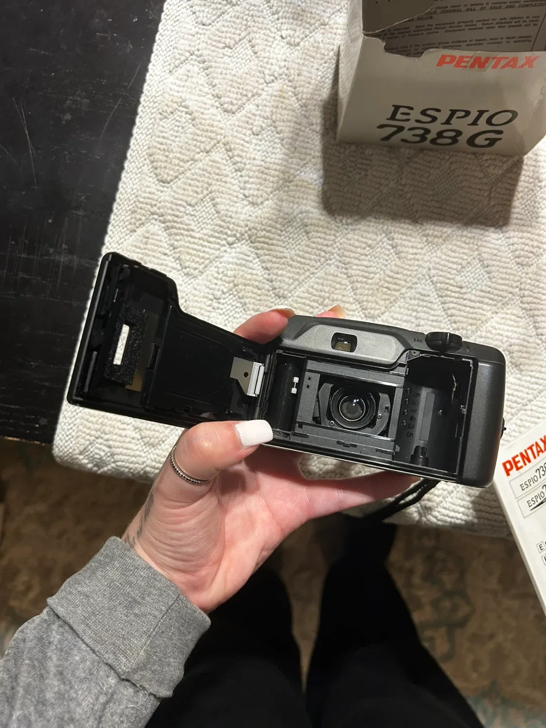 Pentax Espio 738G Film Camera with Box image indicator(6)