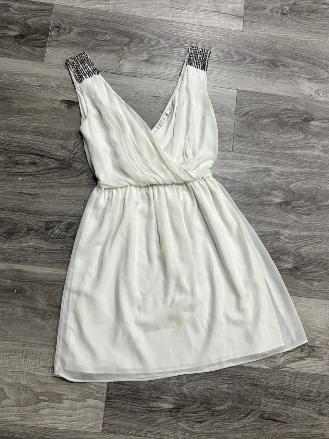 Zara Trafaluc White Dress - Size S