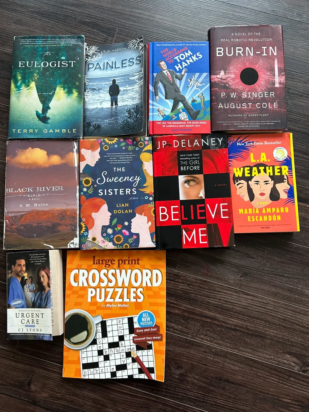 Mixed Lot of Novels & Crossword Puzzle Book thumbnail