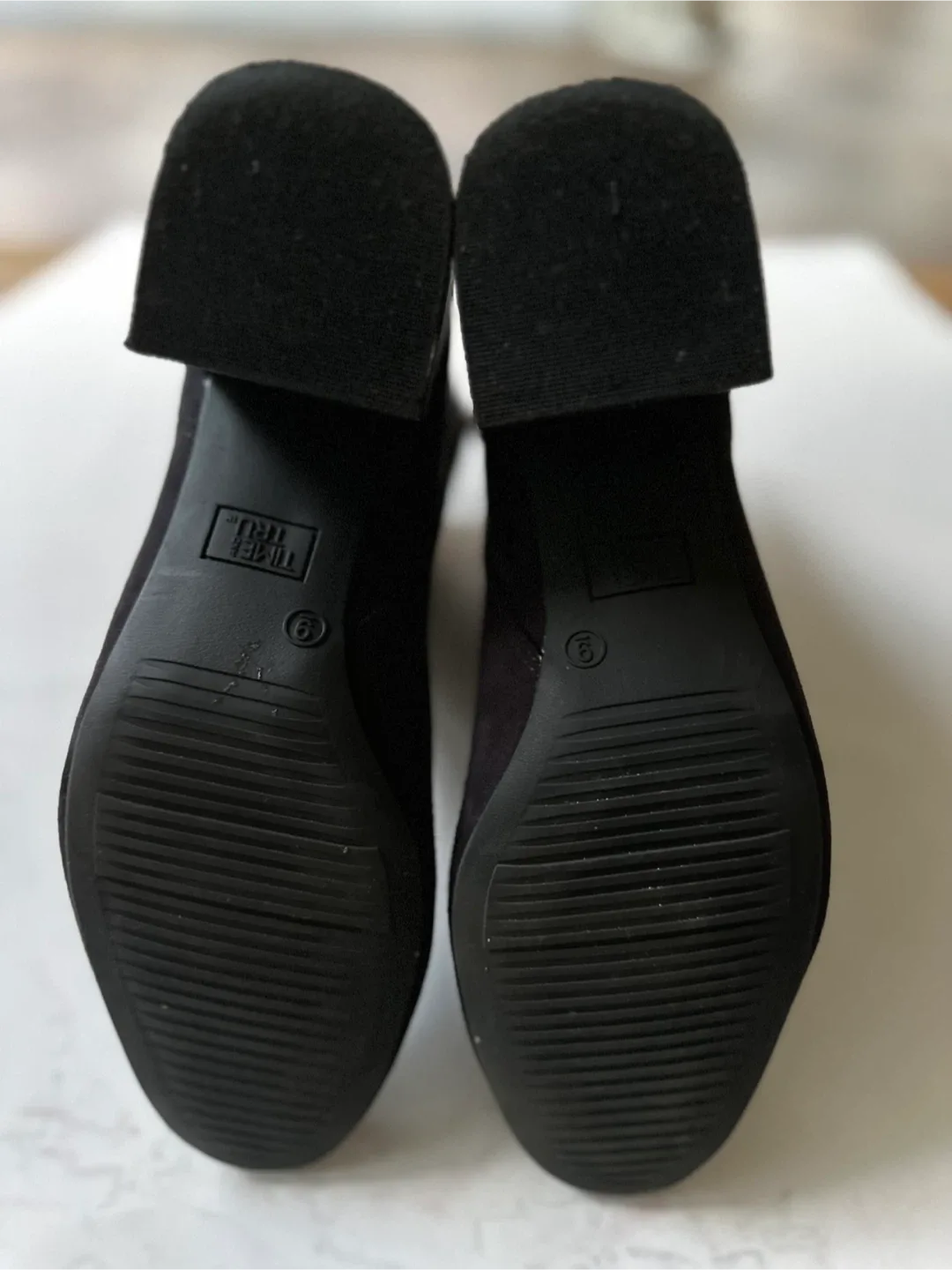 Black Suede Ankle Boots, Size 9 image indicator(6)