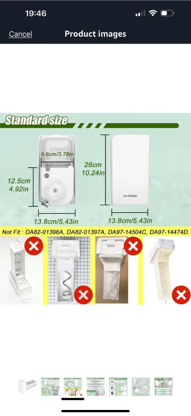 🧊 Knockocie Ice Bucket DA97-14474C / DA97-14474A — Compatible image indicator(4)