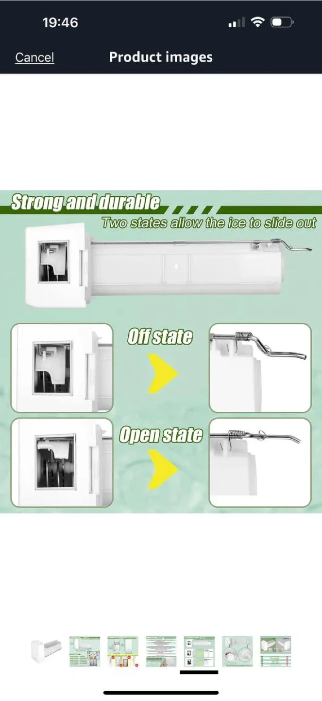 🧊 Knockocie Ice Bucket DA97-14474C / DA97-14474A — Compatible image indicator(6)