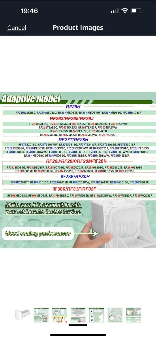 🧊 Knockocie Ice Bucket DA97-14474C / DA97-14474A — Compatible image indicator(5)