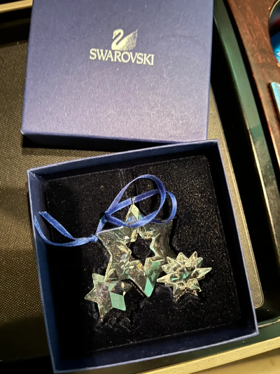 Swarovski Crystal Star Ornament with Box thumbnail