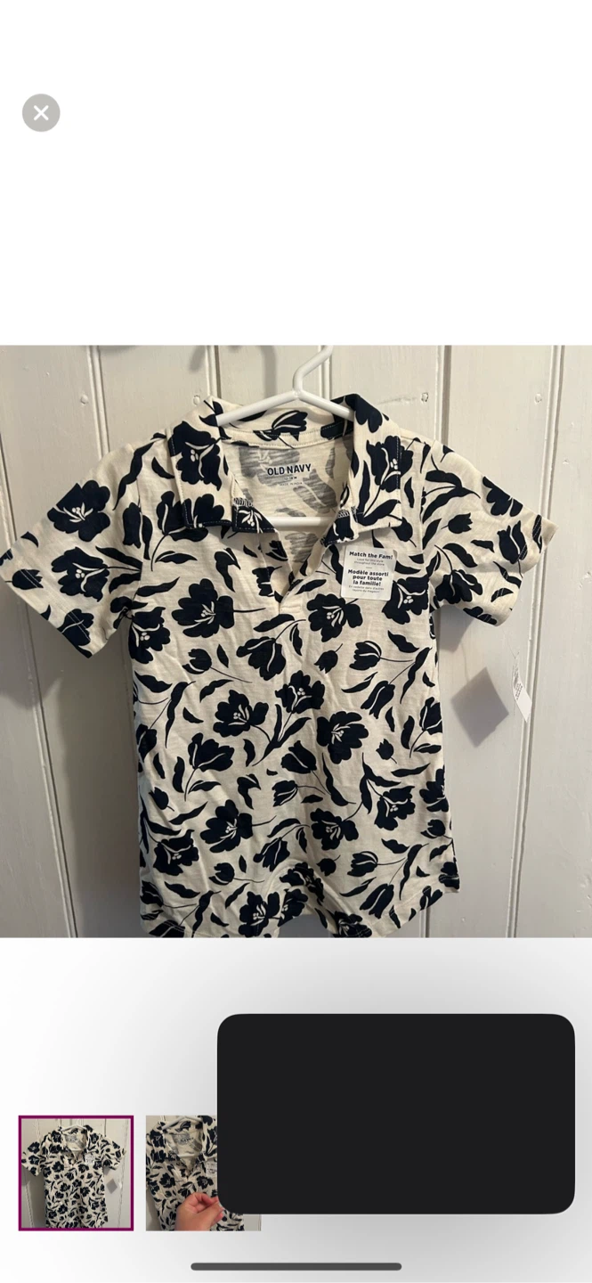Old Navy Floral Romper - 12-18 Months