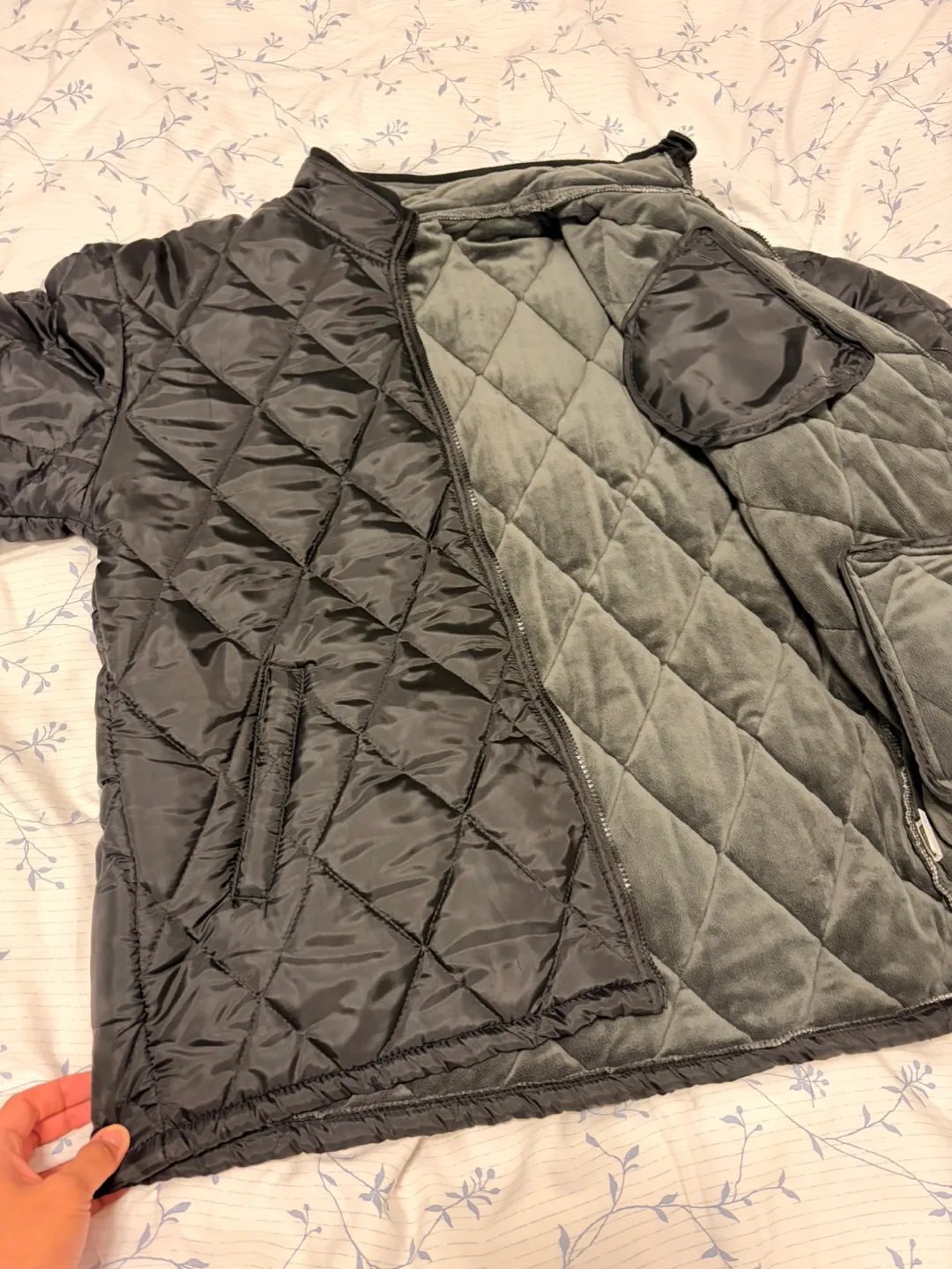 Military Grade Black Quilted Puffer Jacket image indicator(2)