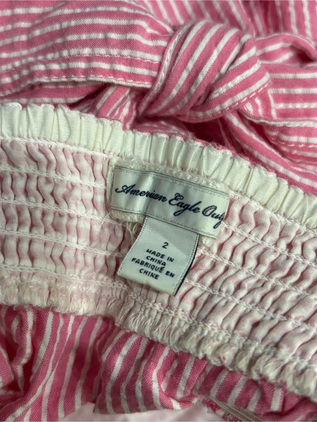 American Eagle Pink Striped Sundress - Size 2 - photo 4