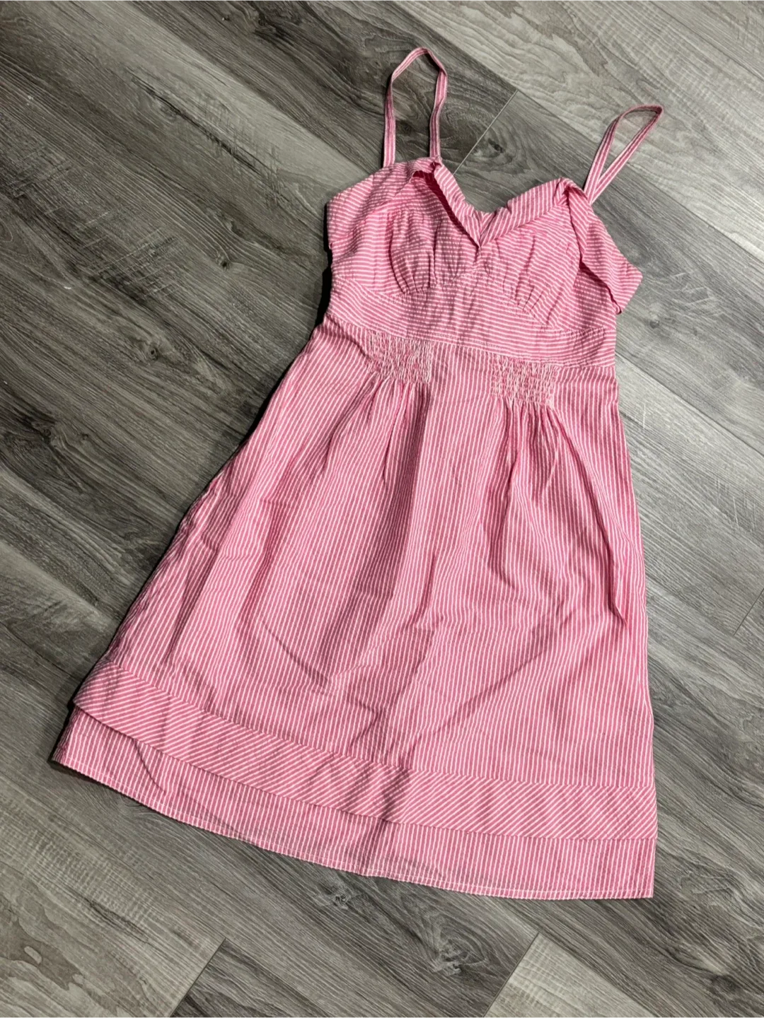 American Eagle Pink Striped Sundress - Size 2