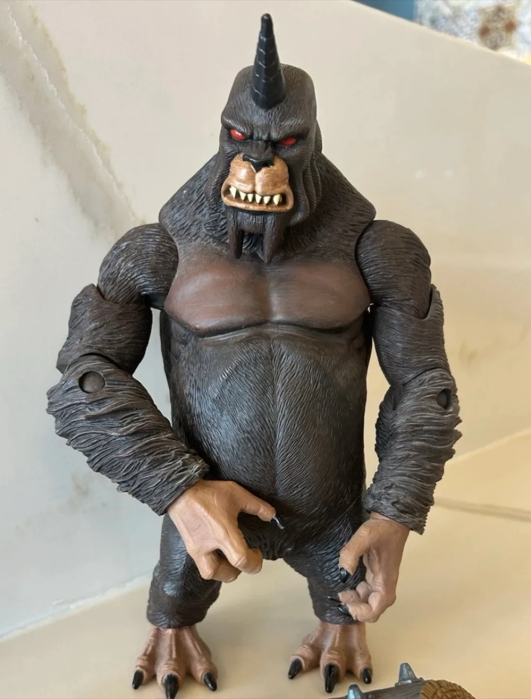 Lanard Horned Gorilla Monster Figure – 9” – Primal Clash Series image indicator(4)