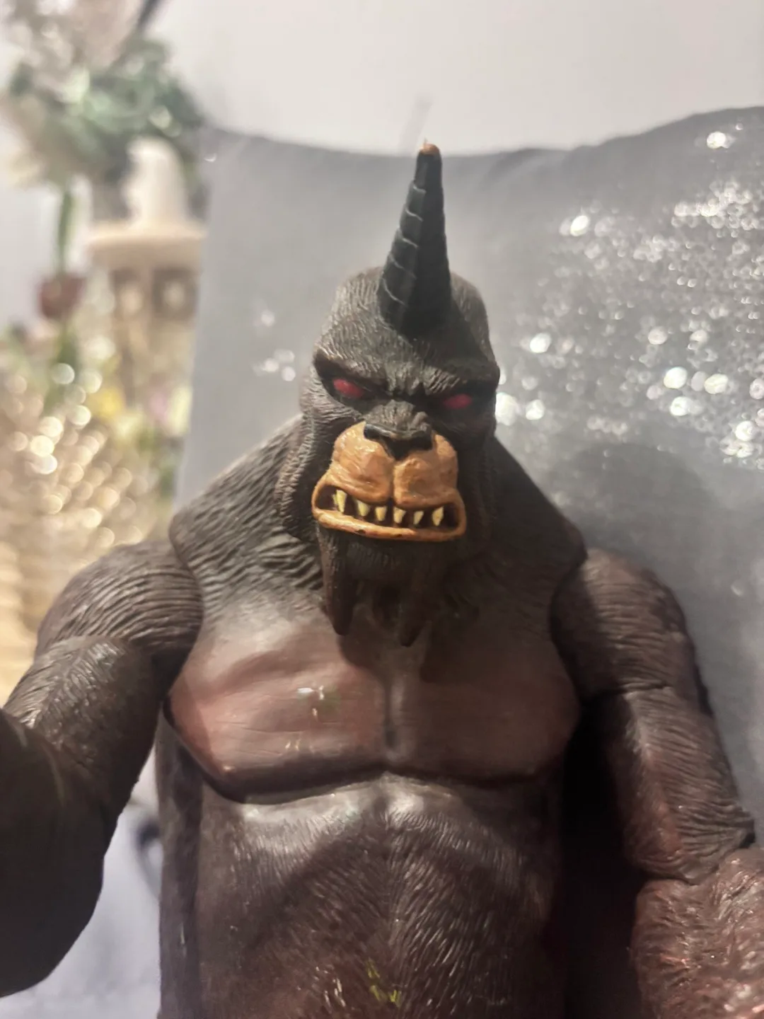 Lanard Horned Gorilla Monster Figure – 9” – Primal Clash Series image indicator(2)