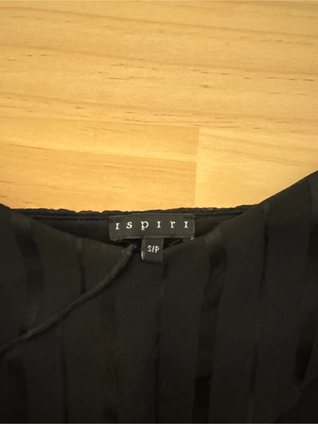 Ispirri Black Ruffle Tank Top - Size S image indicator(3)