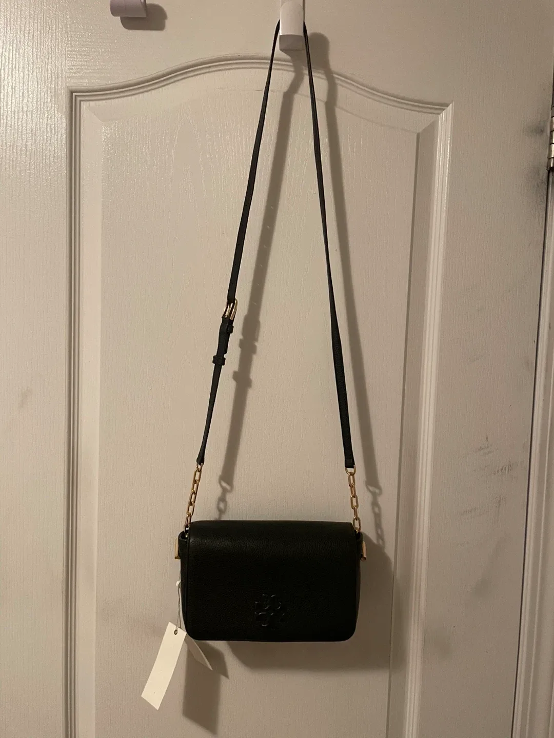 Tory Burch Black Leather Crossbody Bag thumbnail