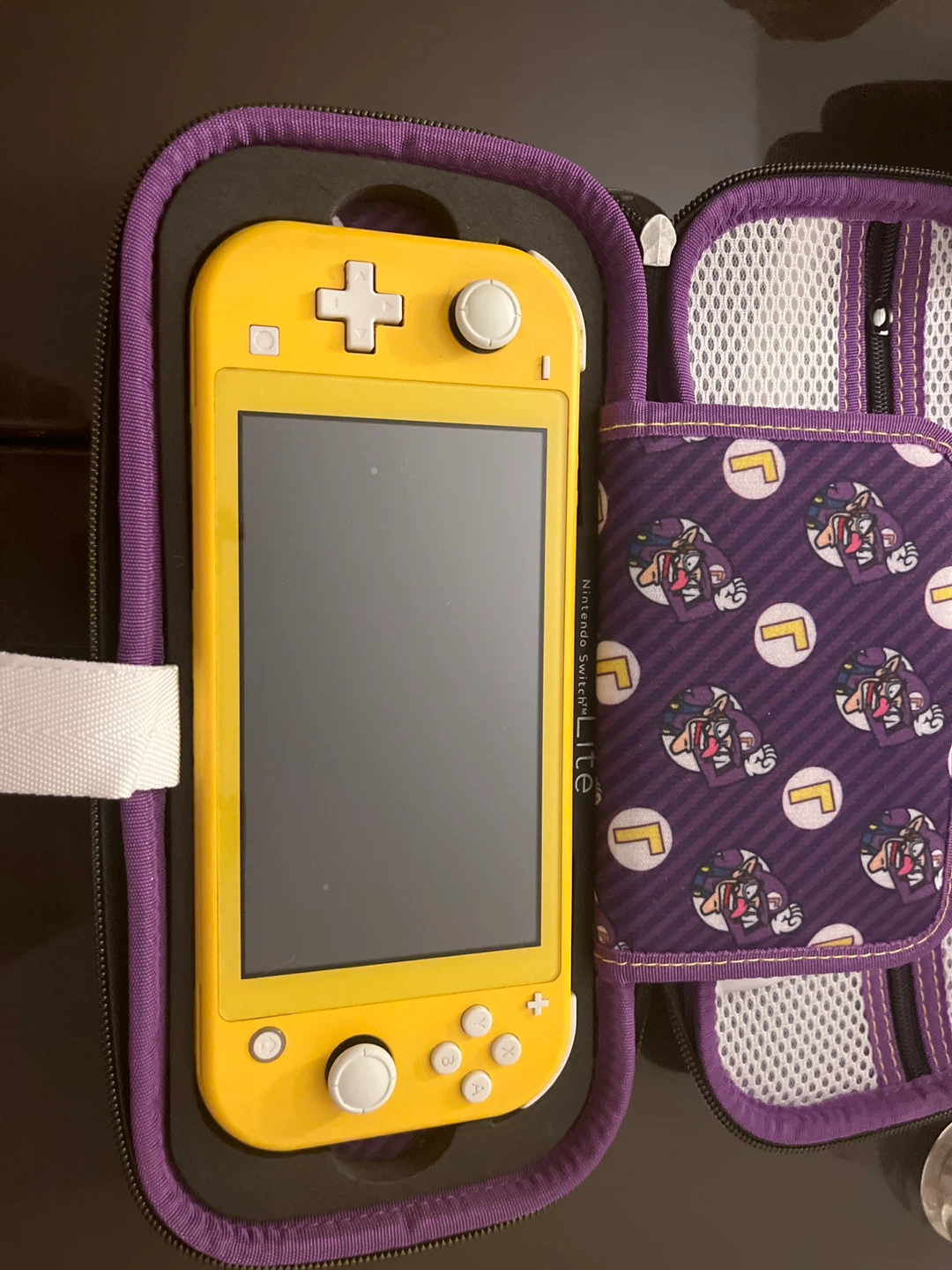 Nintendo Switch Lite Yellow with Case