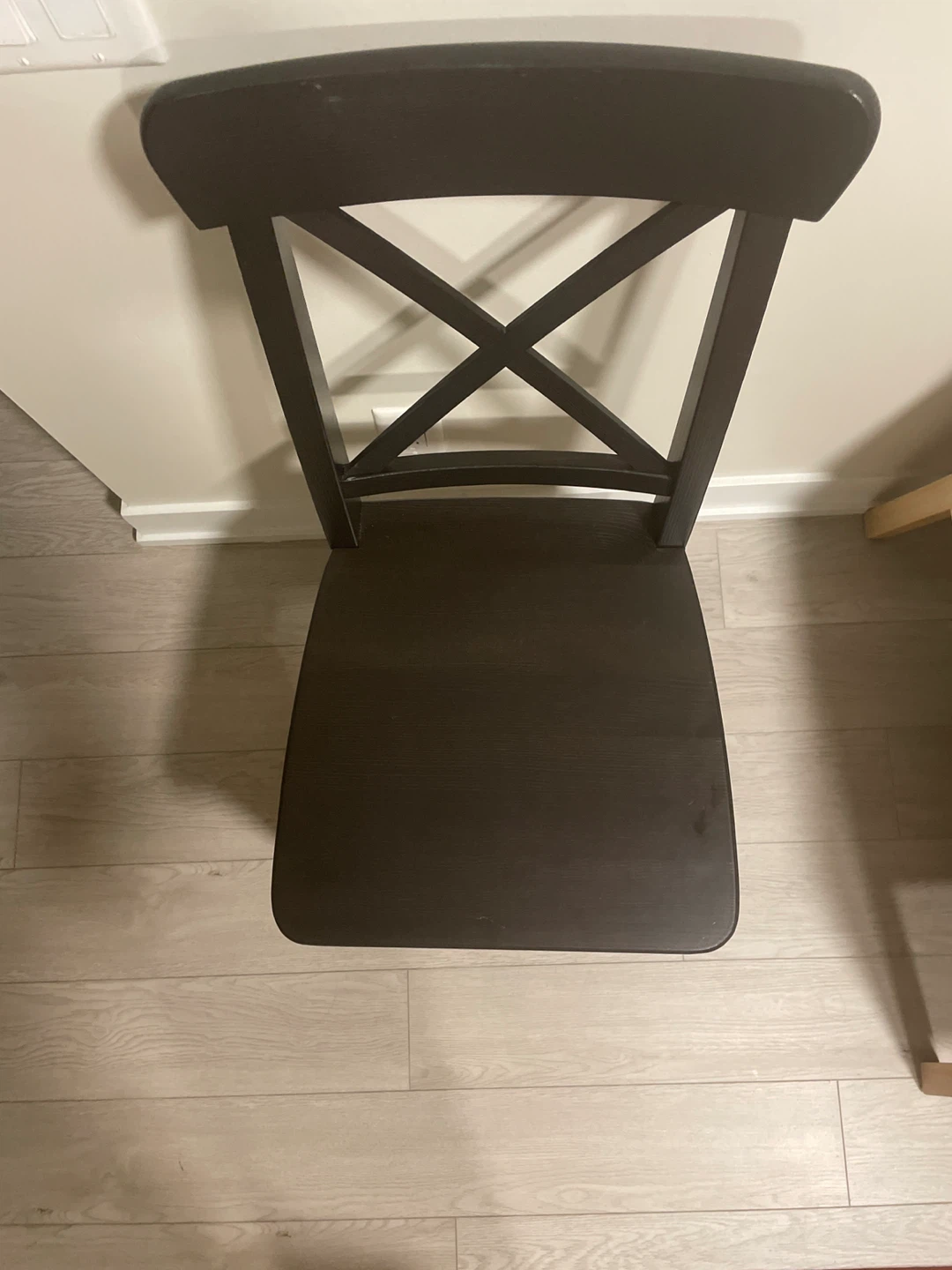 Black Wooden Dining Chair - photo 2