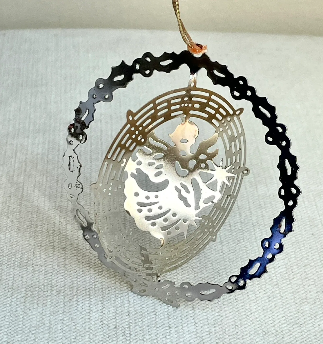 VINTAGE HOLIDAY ANGEL ORNAMENT - HOLIDAY DECORATION image indicator(3)