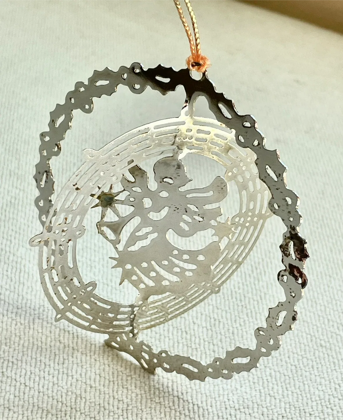 VINTAGE HOLIDAY ANGEL ORNAMENT - HOLIDAY DECORATION image indicator(4)