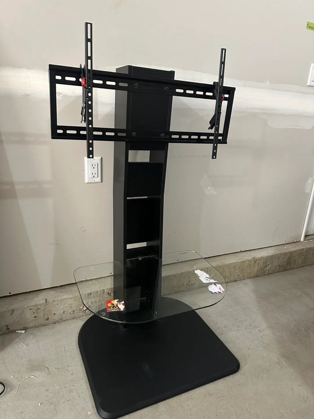 2-Tier TV Stand with Mount – Great Condition!