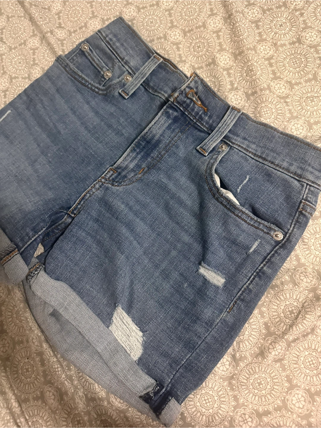 Levi's Mid Length Denim Shorts, Size 25 - photo 4