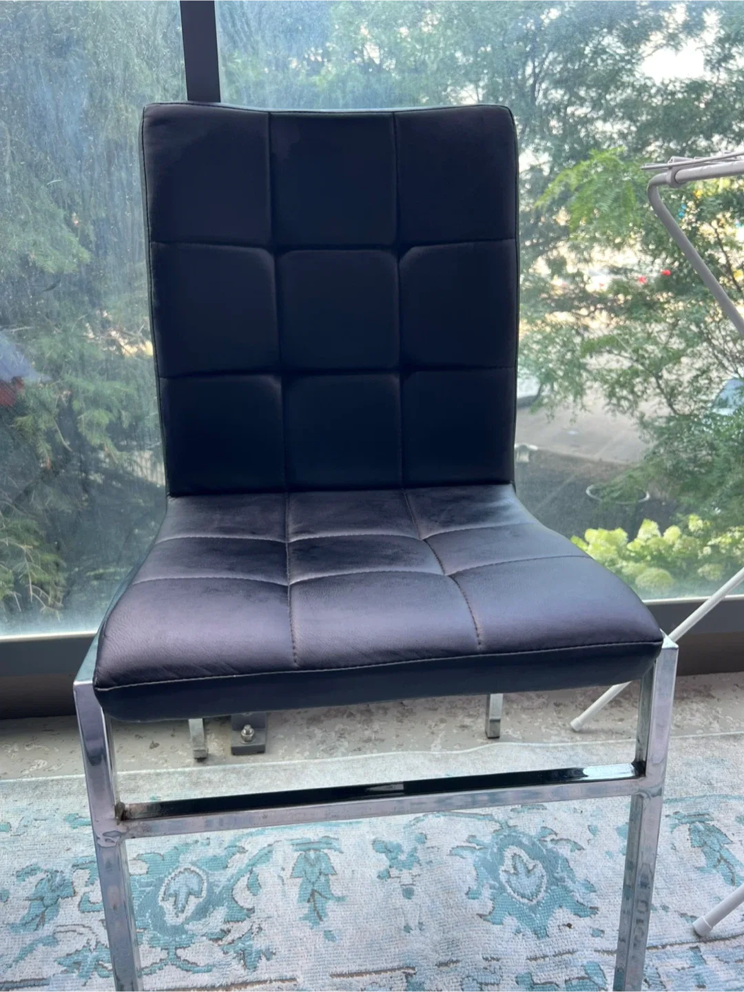 Black Faux Leather Dining Chair image indicator(3)