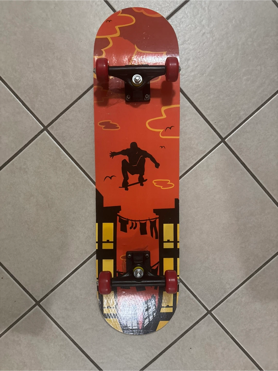 Skateboard with Urban Design