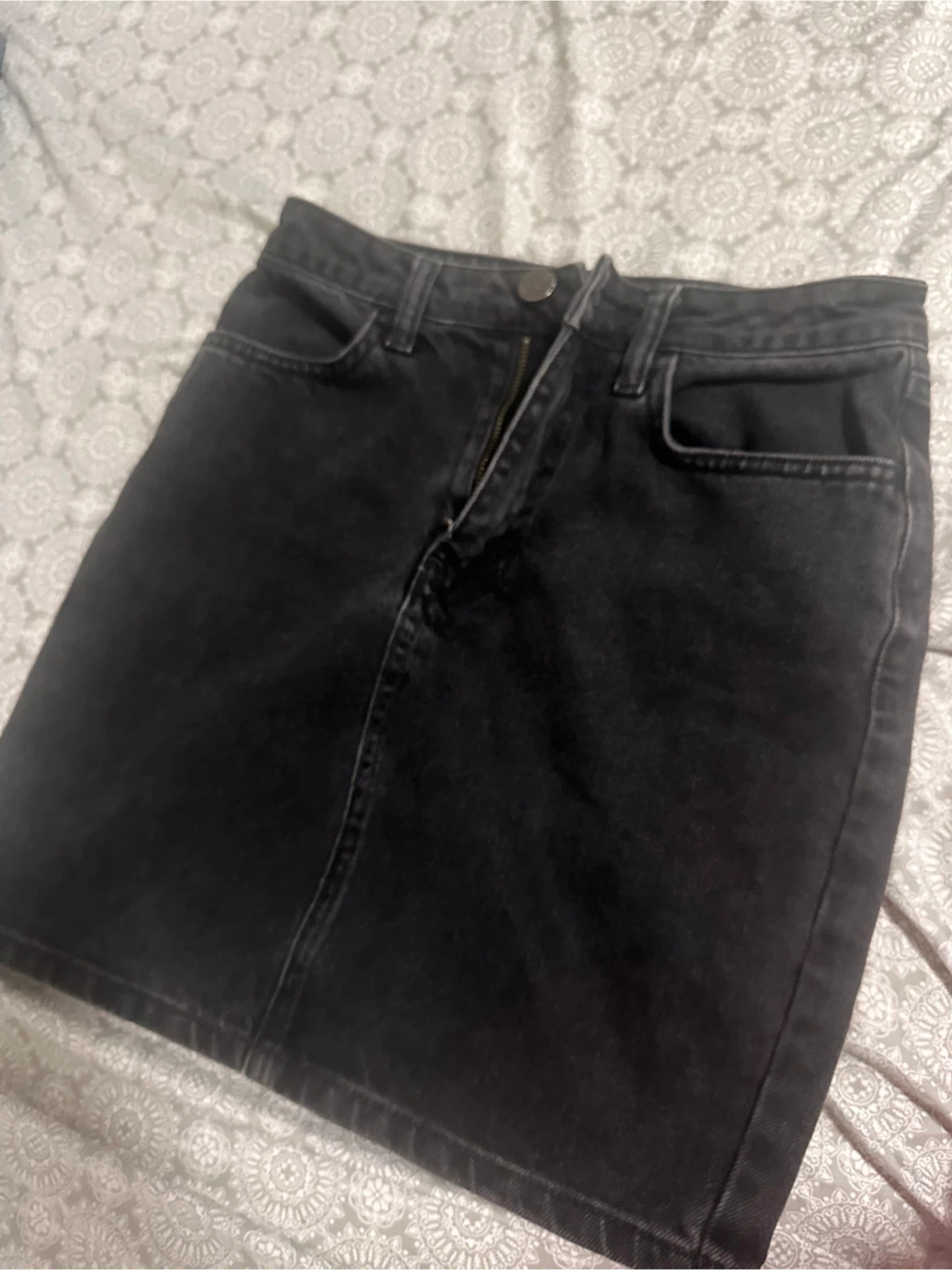BDG Black Denim Mini Skirt - photo 3