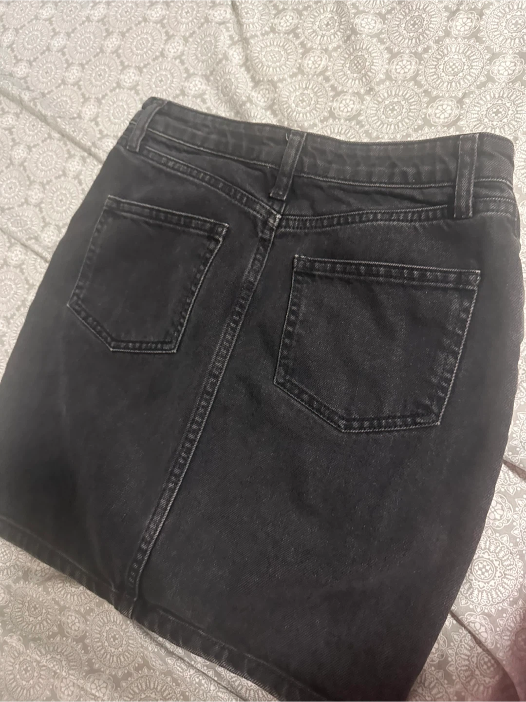 BDG Black Denim Mini Skirt - photo 2