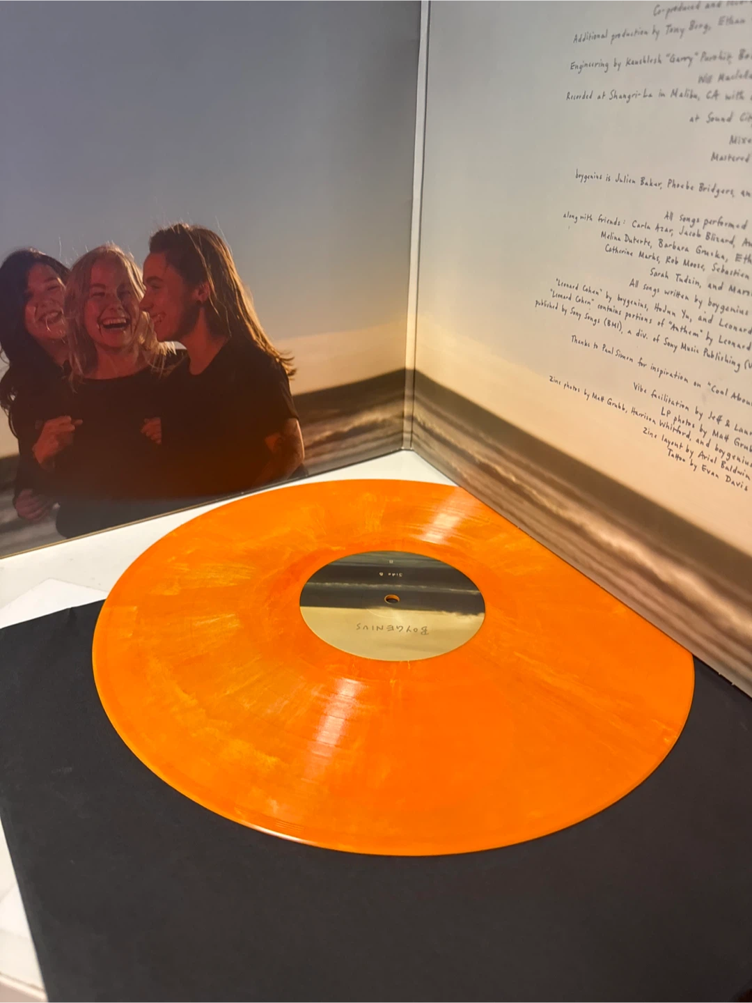 Boygenius - The Record - Orange Vinyl - photo 2