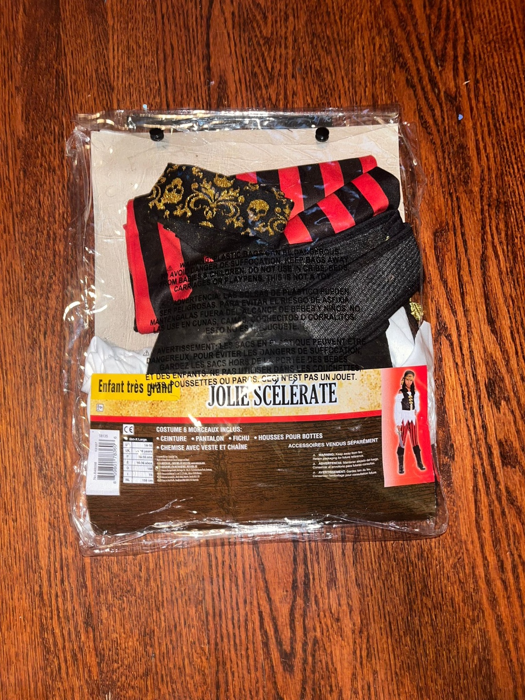 Pretty Scoundrel Child X-Large Costume - photo 2