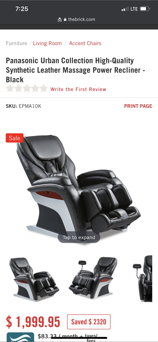 Panasonic Massage Chair