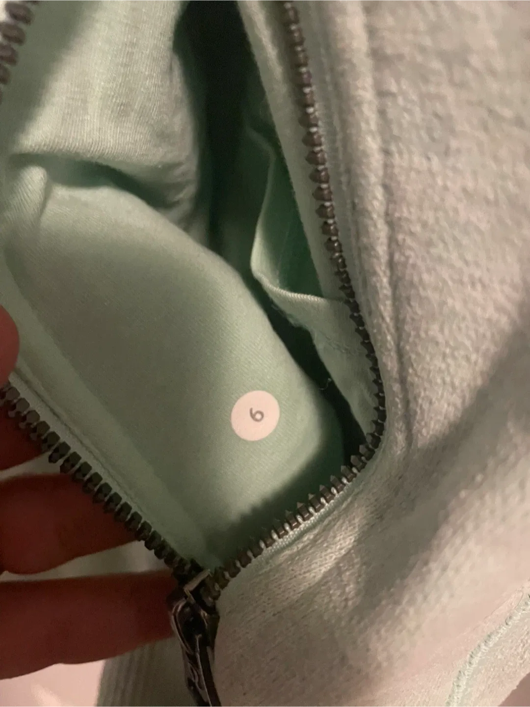 Lululemon Scuba Hoodie - Size 6 - Light Green image indicator(2)