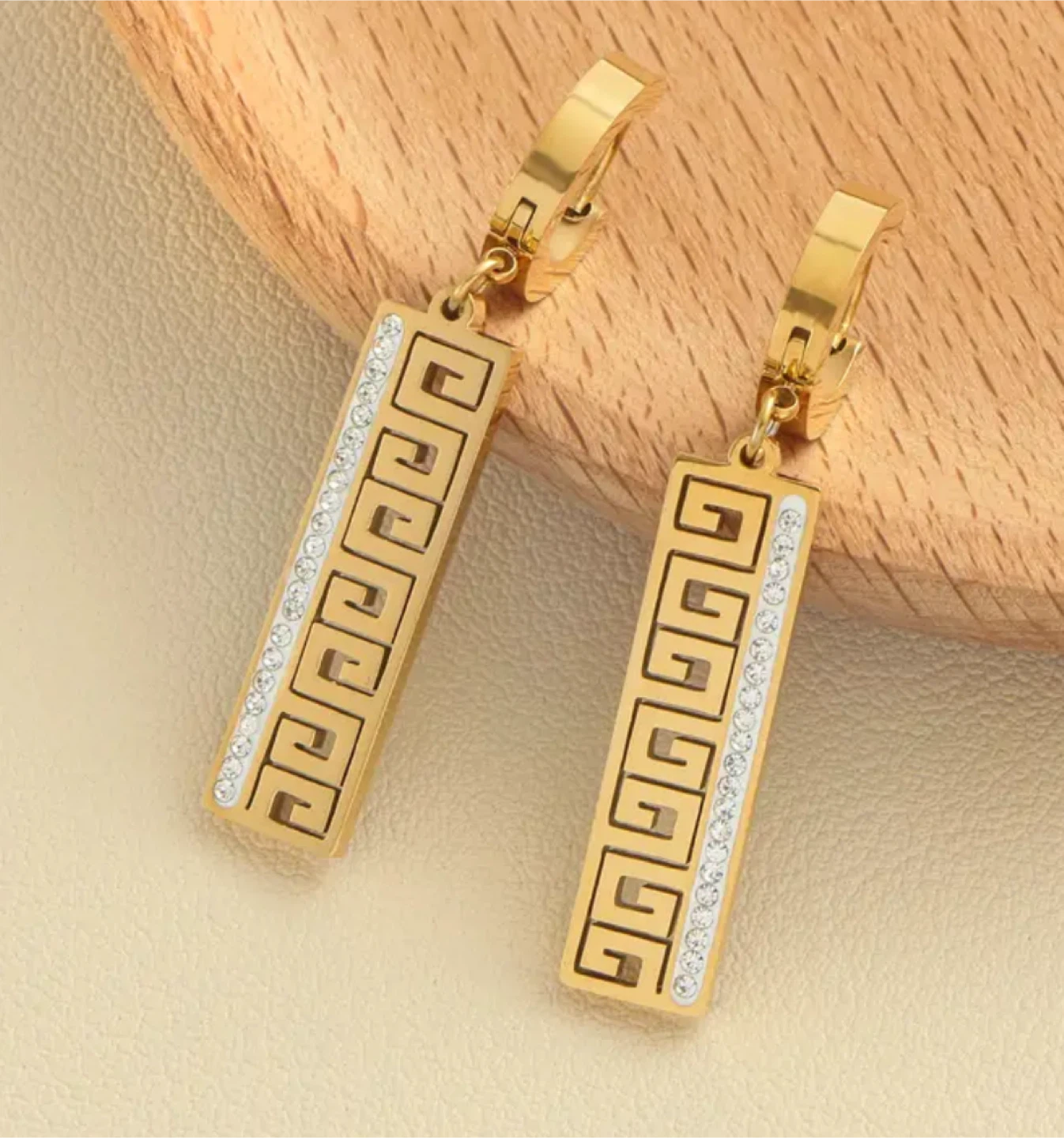 18K GOLD plated earrings $27